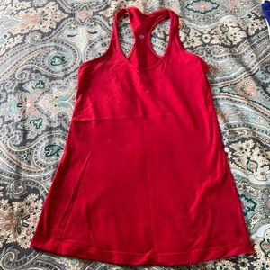 Lululemon Cool racerback red size 10